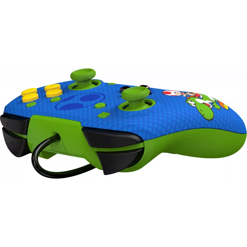 PDP REMATCH drôtový ovládač: Yoshi & Toad, gamepad, Nintendo Switch, Nintendo Switch OLED, D-pad, tlačidlo Home, analógový/digitálny, s káblom, USB