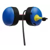 PDP LVL40 headset s káblom, cez hlavu, herný, modrý, červený