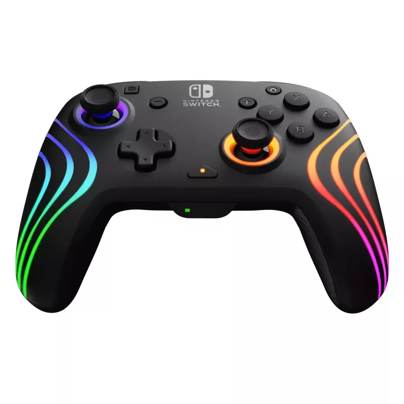 PDP Afterglow Wave čierny USB gamepad, analógový/digitálny, Nintendo Switch, Nintendo Switch Lite, Nintendo Switch OLED