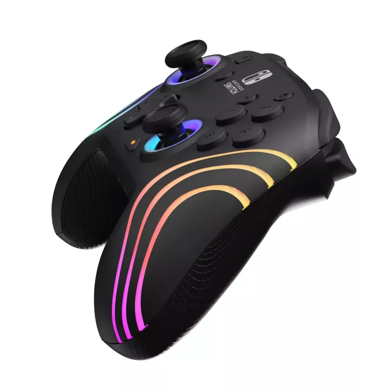 PDP Afterglow Wave čierny USB gamepad, analógový/digitálny, Nintendo Switch, Nintendo Switch Lite, Nintendo Switch OLED