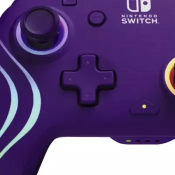 Bezdrôtový ovládač PDP Afterglow Wave 500-252-PR – fialový, bezdrôtový gamepad pre konzolu/PC