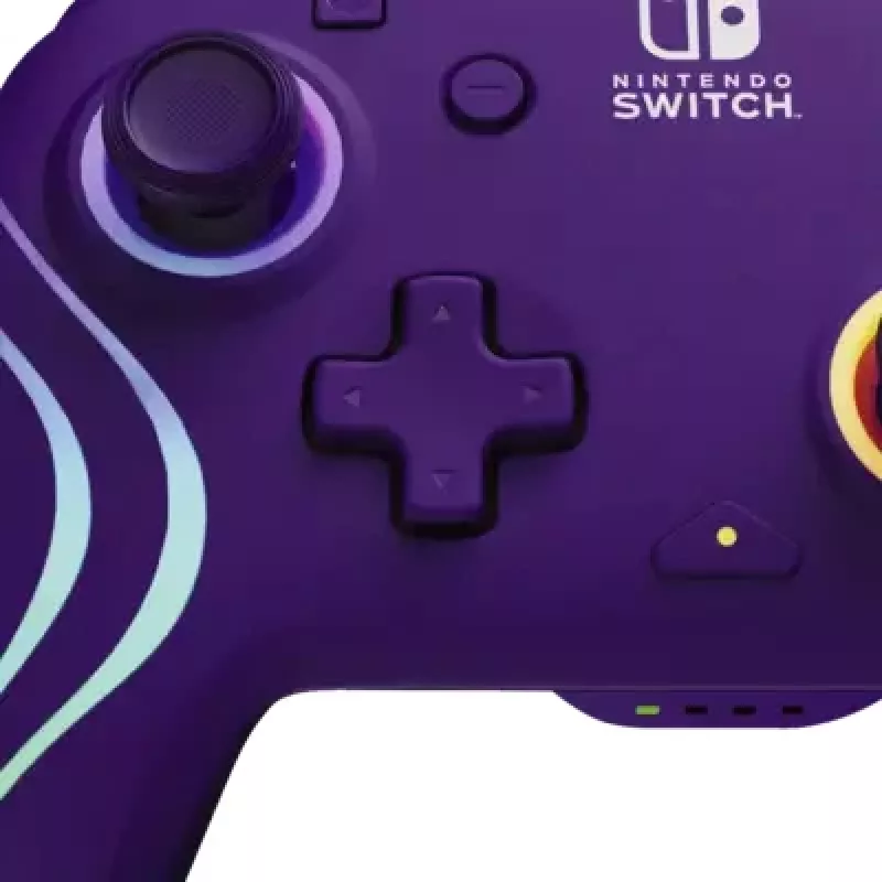 Bezdrôtový ovládač PDP Afterglow Wave 500-252-PR – fialový, bezdrôtový gamepad pre konzolu/PC