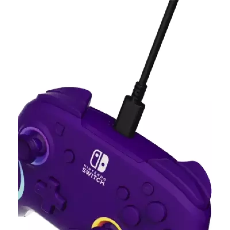 Bezdrôtový ovládač PDP Afterglow Wave 500-252-PR – fialový, bezdrôtový gamepad pre konzolu/PC