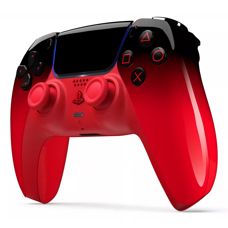 Gamepad Sony DualSense červený — Bluetooth/USB, USB-C, integrovaná Li-Ion batéria, PS5/PC/Mac/Android/iOS