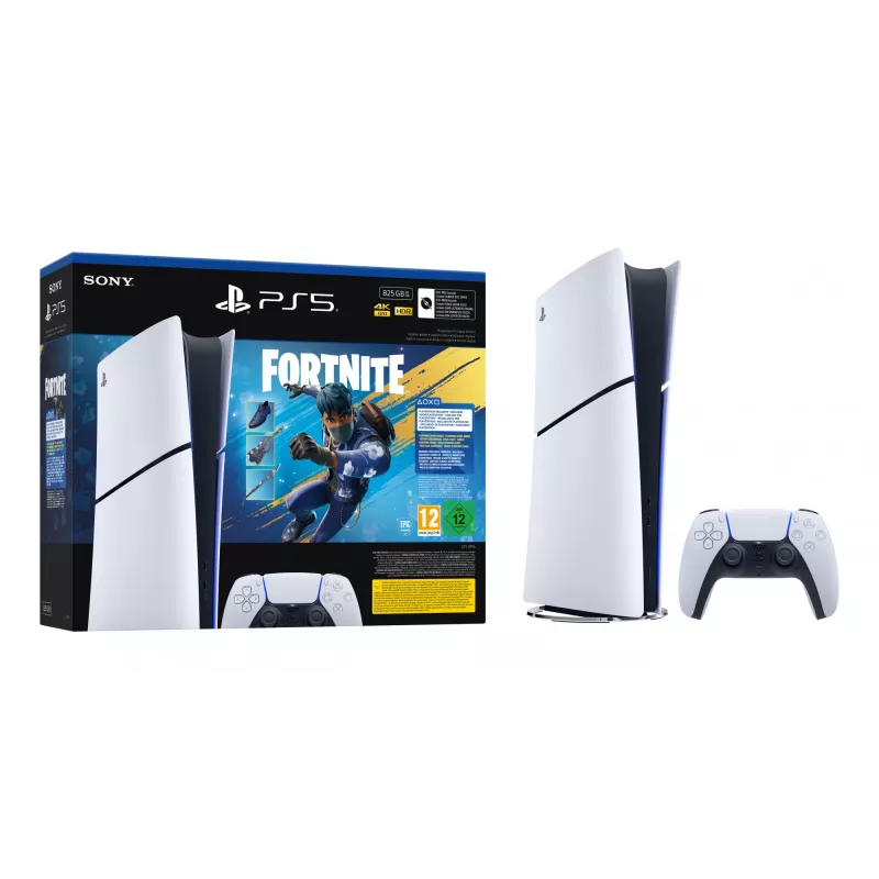 Sony PlayStation 5 (modelová skupina - slim) Digital Edition, Fortnite Flowering Chaos Bundle