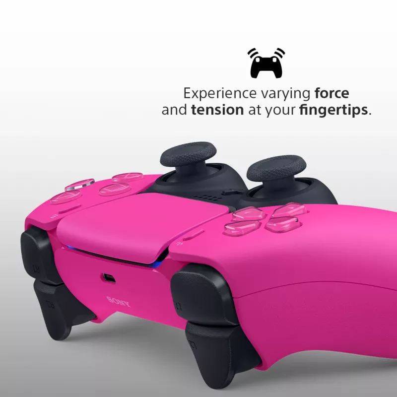 Gamepad Sony DualSense v3 pre PlayStation 5 — ružový, Bluetooth & USB Type-C, integrovaná batéria
