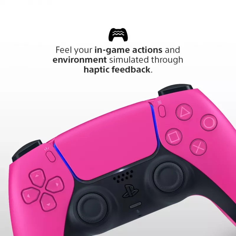 Gamepad Sony DualSense v3 pre PlayStation 5 — ružový, Bluetooth & USB Type-C, integrovaná batéria