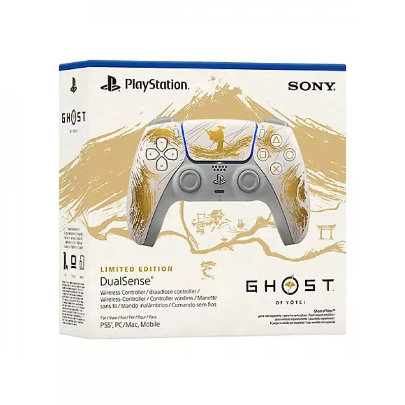 Sony DualSense bezdrôtový ovládač - Ghost of Yotei Gold Limited Edition