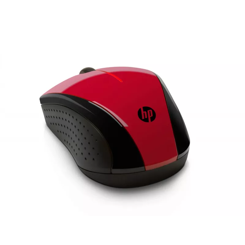 HP X3000 Sunset Red bezdrôtová myš, pre obe ruky, optická, RF Wireless, 1200 DPI, červená