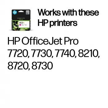 HP 953XL High Yield magenta originálna atramentová kazeta, magenta, 1 ks, 1450 strán