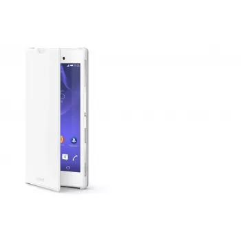Puzdro Folio Sony 1280-1575 na mobil biely