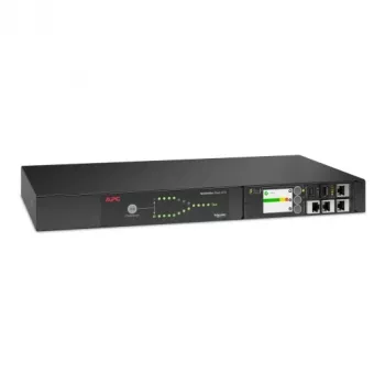 APC Netshelter Rack automatický prepínač zdrojov, 1U, 15A, 100/120V, 5-15 IN, 10 5-15R OUT, 50/60Hz