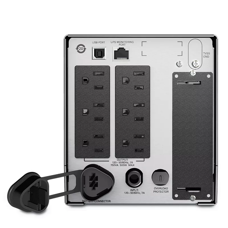APC Smart-UPS 750VA 120V SHIPBOARD, Line-Interactive, 0,75 kVA, 500 W, sínus, 82 V, 144 V