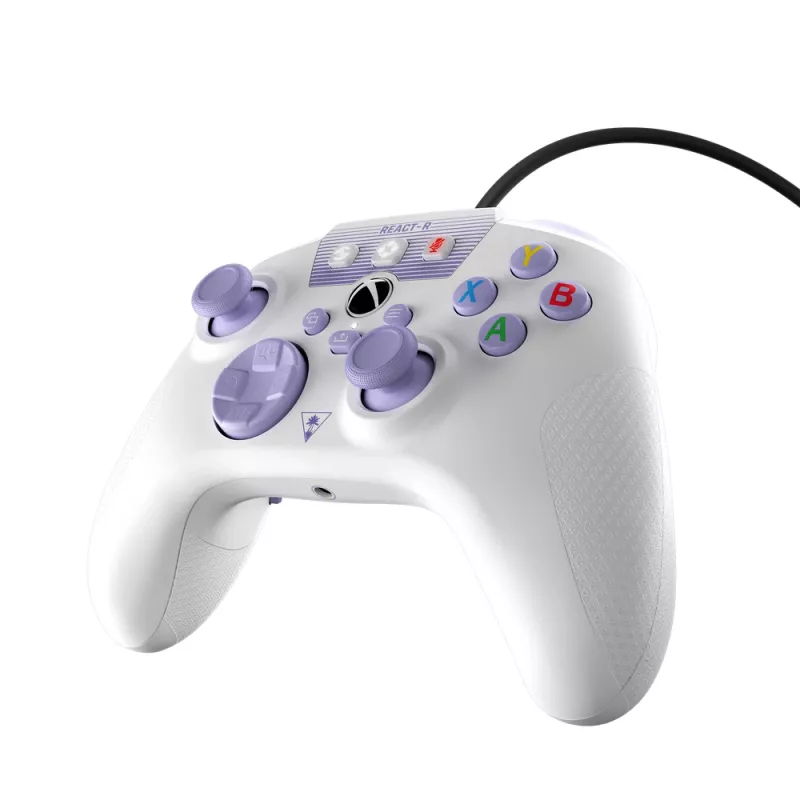 Turtle Beach REACT-R fialová, biela USB gamepad PC, Xbox One, Xbox One S, Xbox One X, Xbox Series S, Xbox Series X