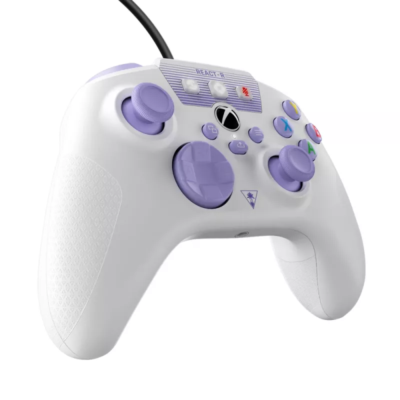 Turtle Beach REACT-R fialová, biela USB gamepad PC, Xbox One, Xbox One S, Xbox One X, Xbox Series S, Xbox Series X