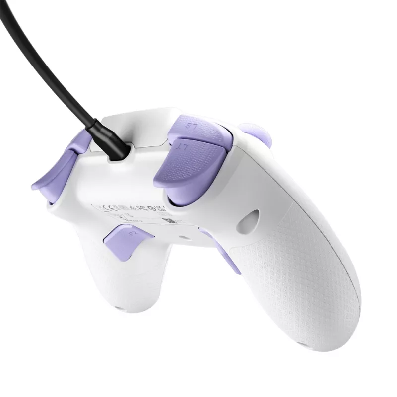 Turtle Beach REACT-R fialová, biela USB gamepad PC, Xbox One, Xbox One S, Xbox One X, Xbox Series S, Xbox Series X