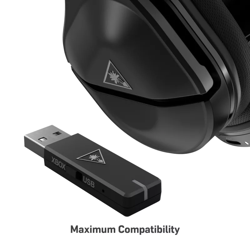 Headset Turtle Beach Stealth 600 Gen 2 MAX – káblový a bezdrôtový, USB-C, okolo uší, 20–20000 Hz, čierny