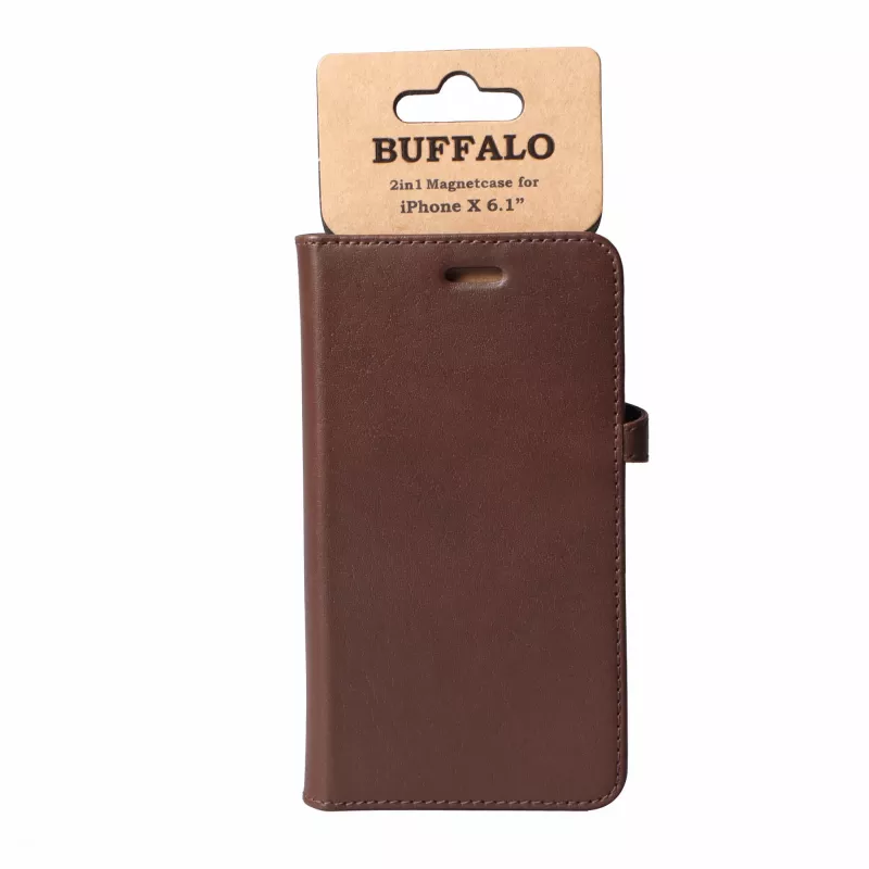 Buffalo 658562 puzdro na telefón 15,5 cm (6,1 inch) Folio hnedé