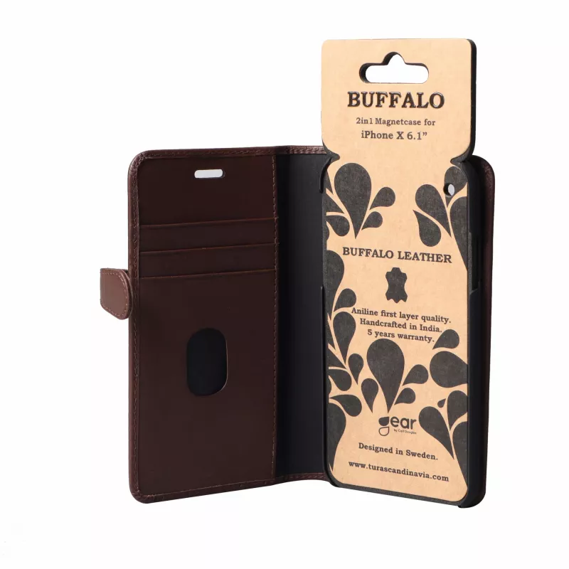 Buffalo 658562 puzdro na telefón 15,5 cm (6,1 inch) Folio hnedé
