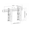 Držiak na videostenu Multibrackets M Public Push 40-70 inch čierny