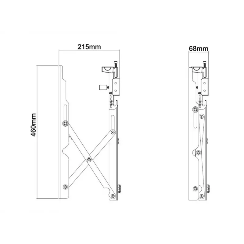 Držiak na videostenu Multibrackets M Public Push 40-70 inch čierny