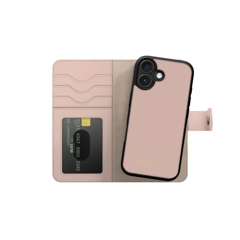 iDeal of Sweden Magnet Wallet+ iPhone 17 ružová, flip puzdro, Apple, iPhone 17, 16 cm (6,3 palca), ružová