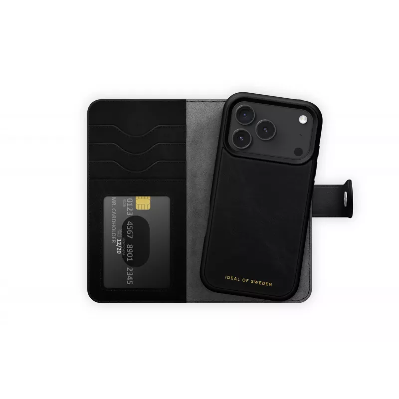 iDeal of Sweden Magnet Wallet+ MagSafe iPhone 17 Pro čierna
