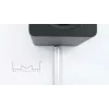 Multibrackets M univerzálny kryt na káble čierny 18 mm šírka 1600 mm dĺžka
