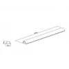 Multibrackets M univerzálny kryt na káble čierny 18 mm šírka 1600 mm dĺžka