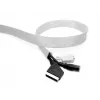 Rolka káblového návleku MULTIBRACKETS M Universal, strieborná, šírka 40 mm × dĺžka 50 m, polyester, -15–65 °C
