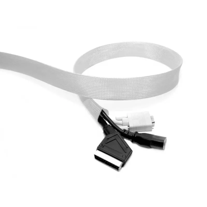 Rolka káblového návleku MULTIBRACKETS M Universal, strieborná, šírka 40 mm × dĺžka 50 m, polyester, -15–65 °C
