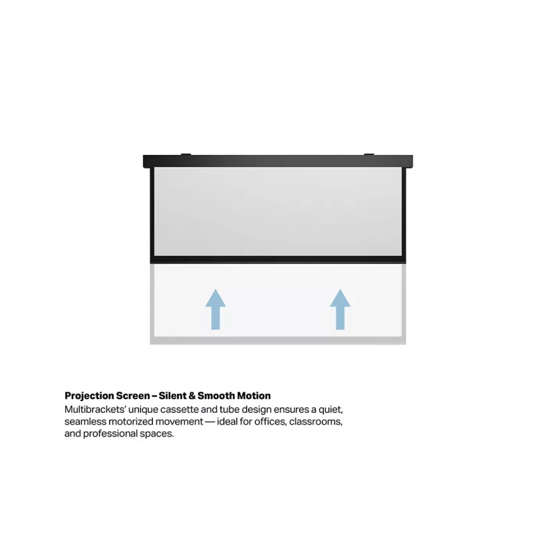 Multibrackets M 16:9 motorizované projekčné plátno 240x135, 108 palcov Black Edition