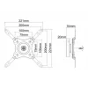 Multibrackets M VESA Wallmount 360 čierny
