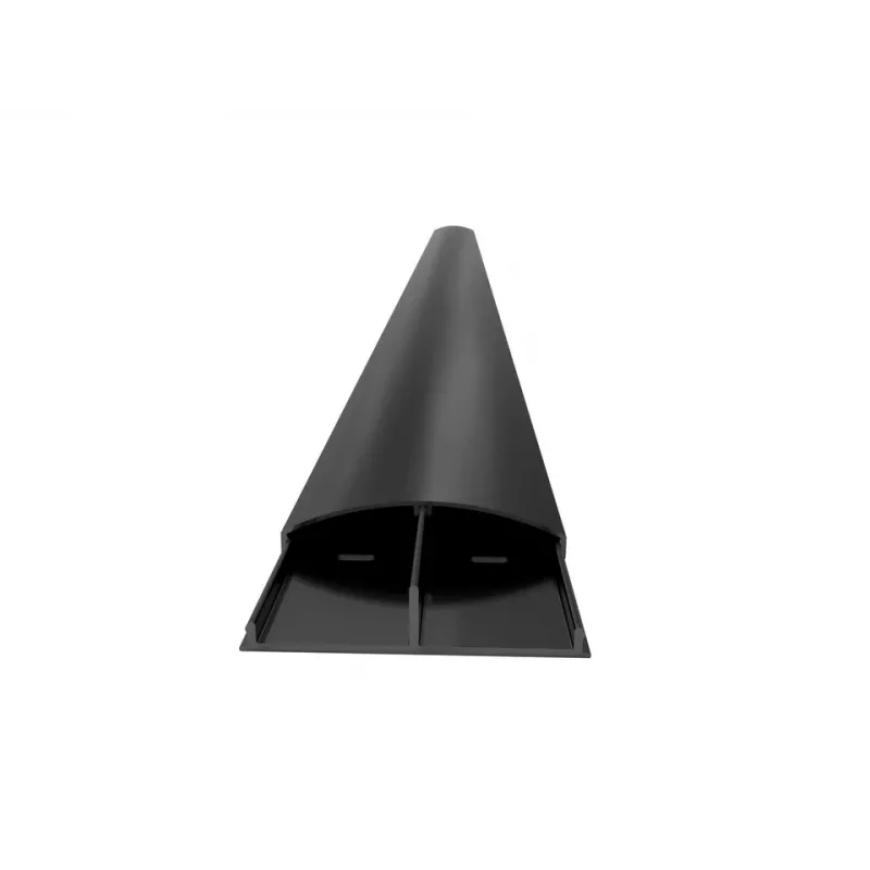 Multibrackets M kryt na káble SS čierny 75 mm Š - 1600 mm D