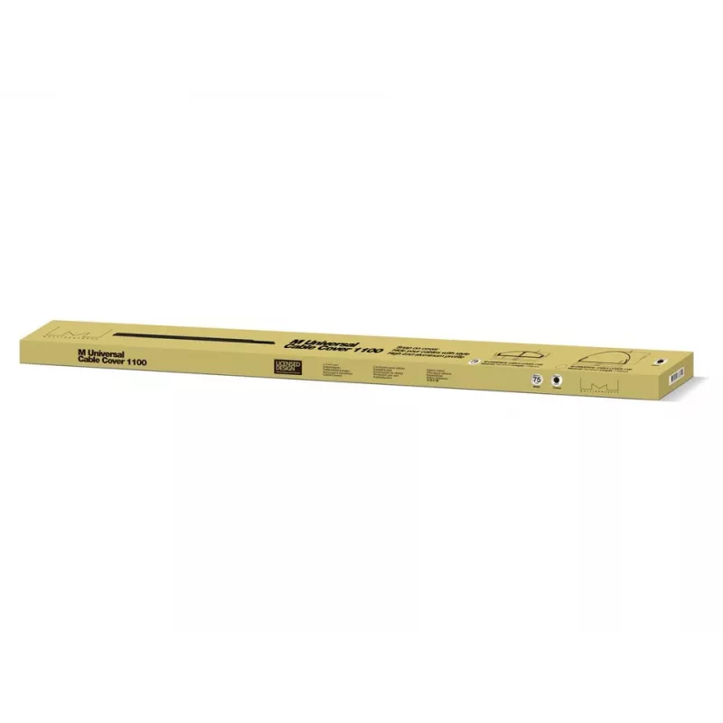 Multibrackets M kryt na káble SS čierny 75 mm Š - 1600 mm D
