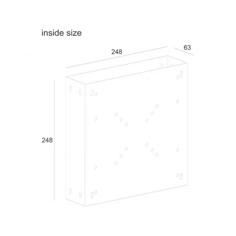 Držiak monitora pre držiak CPU Multibrackets M PC Media Box/Digital Signage Box I