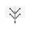 Multibrackets M VESA Gas Lift Arm Quad čierny 40 kg 15-32 palcov