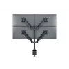Multibrackets M VESA Gas Lift Arm Quad čierny 40 kg 15-32 palcov