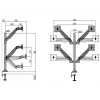 Multibrackets M VESA Gas Lift Arm Quad čierny 40 kg 15-32 palcov