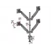Multibrackets M VESA Gas Lift Arm Quad čierny 40 kg 15-32 palcov