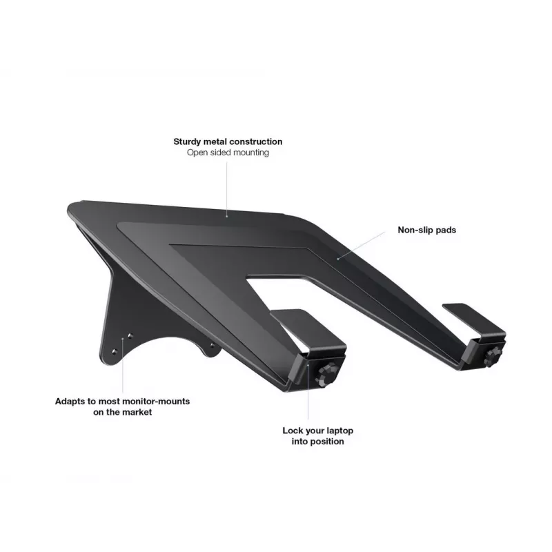 Stojan na notebook Multibrackets M Laptop Holder Gas Lift Arm čierny