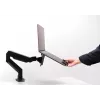 Multibrackets M držiak na notebook plynový ramenný strieborný