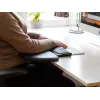 Podložka pod ruku Mousetrapper Armrest Asymmetric — umelá koža, čierna, 680×205×20 mm