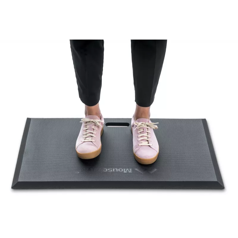 Standing Mat Mousetrapper Active stojacia podložka — obdĺžniková, čierna, 740×450 mm, hrúbka 1,8 cm