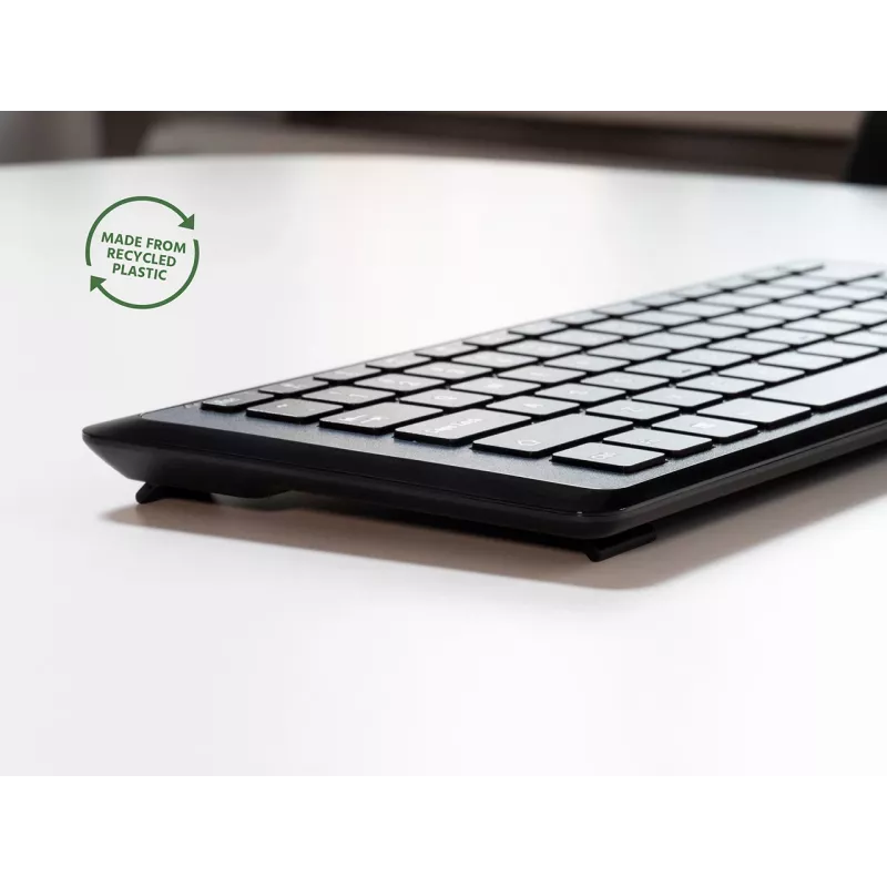 Klávesnica Mousetrapper Type Mini QWERTY US USB-C, mini, káblová, USB, QWERTY, čierna