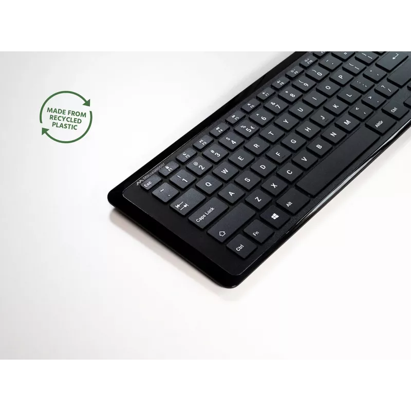 Klávesnica Mousetrapper Type Mini QWERTY US USB-C, mini, káblová, USB, QWERTY, čierna