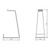 Držiak slúchadiel Multibrackets M Headset Holder stolový stojan strieborný hliník