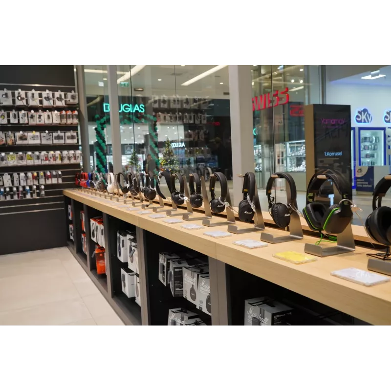 Držiak slúchadiel Multibrackets M Headset Holder stolový stojan strieborný hliník
