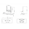 Stolový stojan Multibrackets M VESA Tablestand Turn čierny X Small MAX 200x200