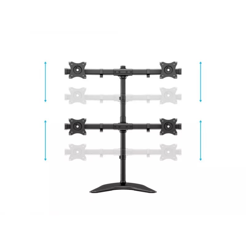 Multibrackets M Deskstand Basic Quad voľne stojaci držiak 32 kg 15-27 palcov